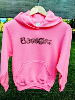Girls long sleeve hooded sweatshirt size Medium