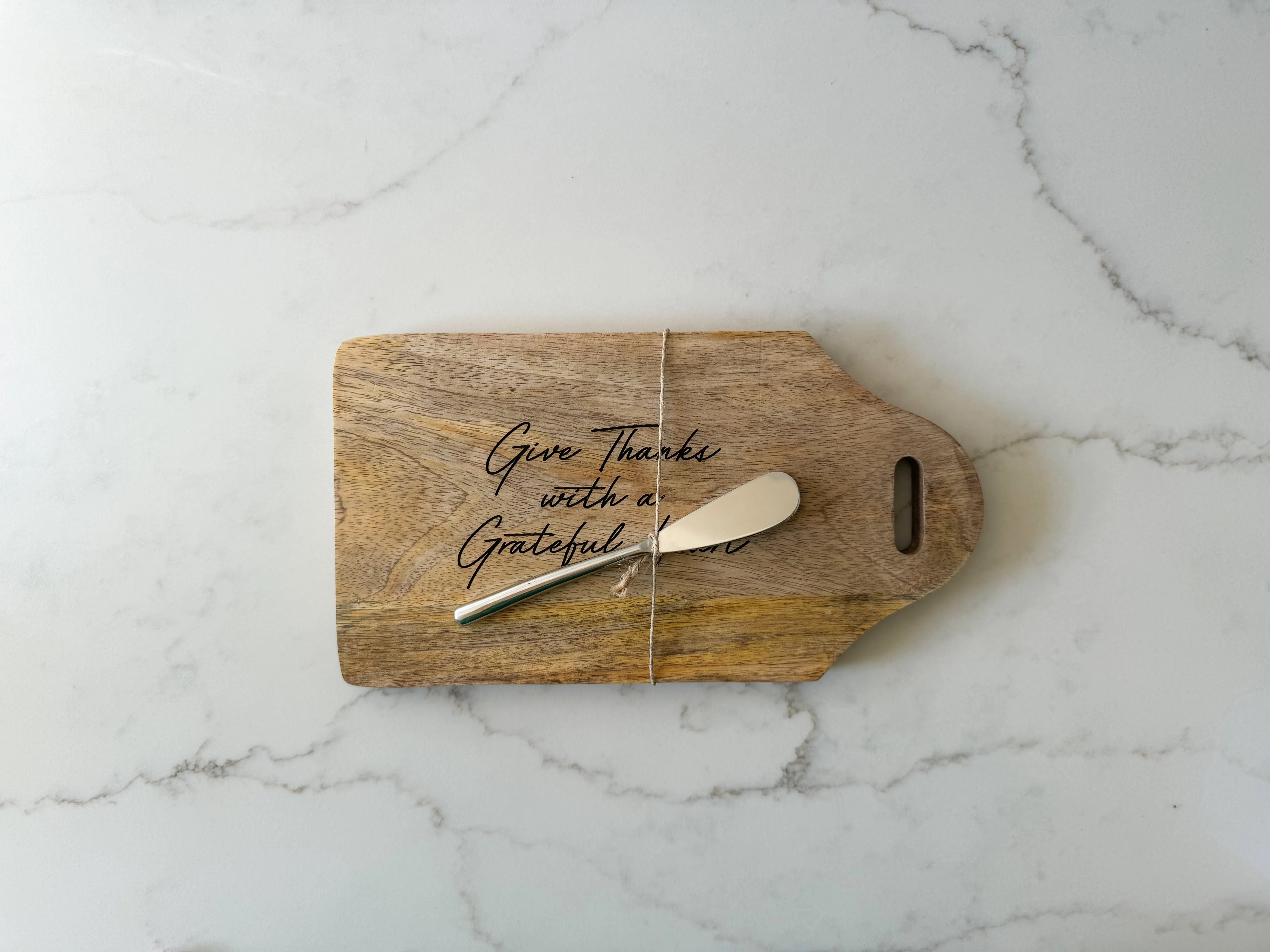 Give Thanks with a Grateful Heart Serving Board