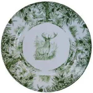 Green Deer 10.5" Dinner Plate
