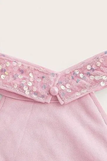 Halter Neck Backless Glitter Mini Dress
