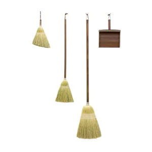 Handmade Broom with Walnut Handle | Medium