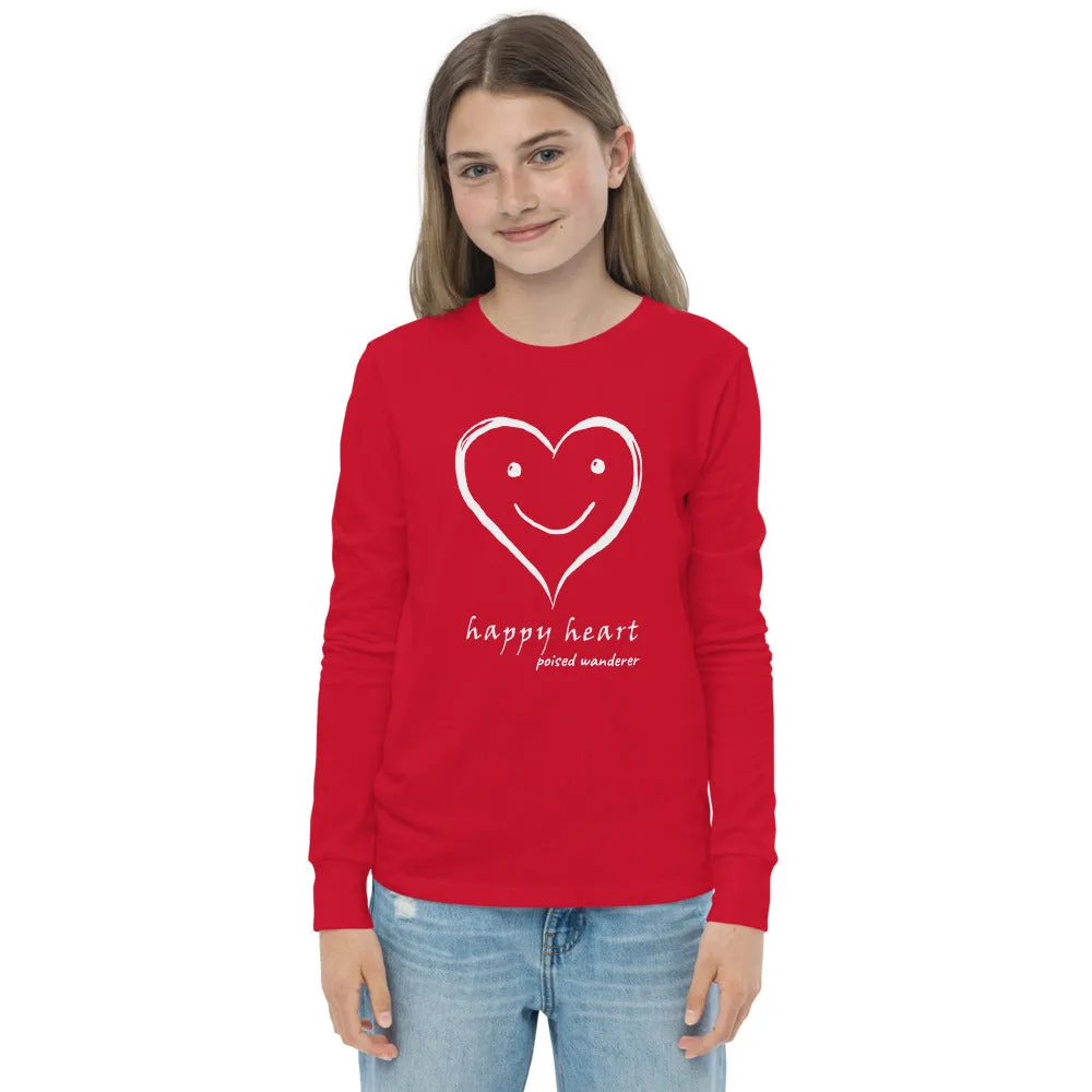 Happy Heart Youth long sleeve tee