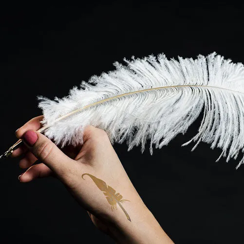 Harry Potter: Feather Quill Pen (Gold & Silver)