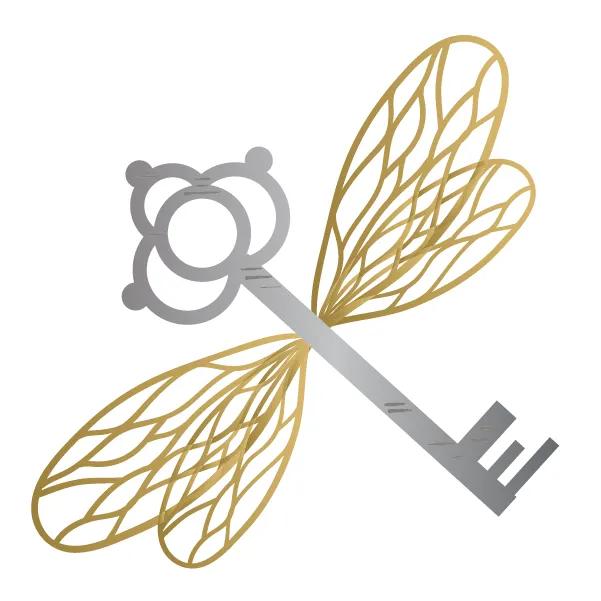 Harry Potter: Winged Flying Keys (Gold & Silver)