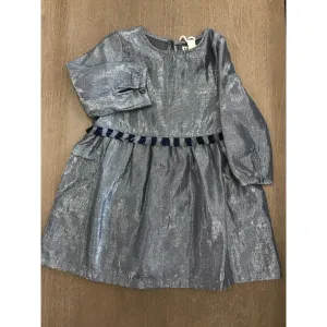 Hatley Metallic Silver Party Dress