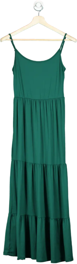 Heart Hips Green Maxi Dress UK S