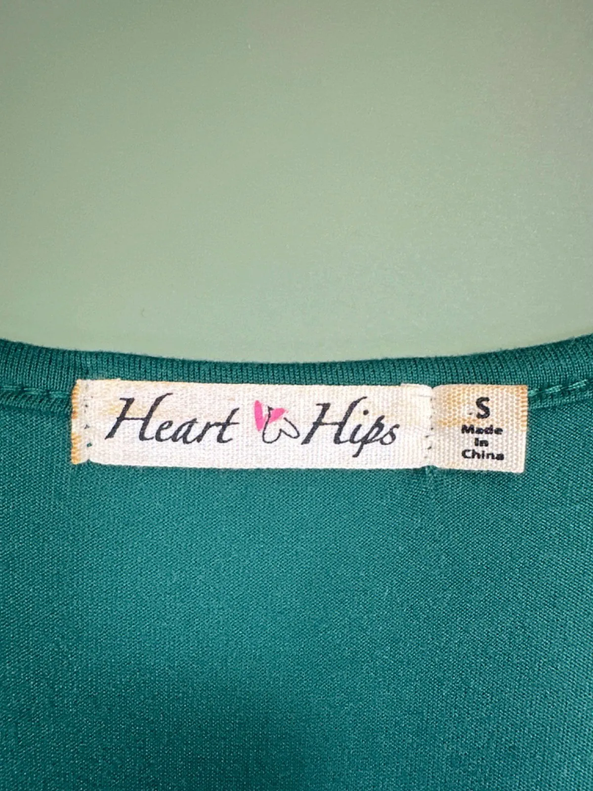 Heart Hips Green Maxi Dress UK S