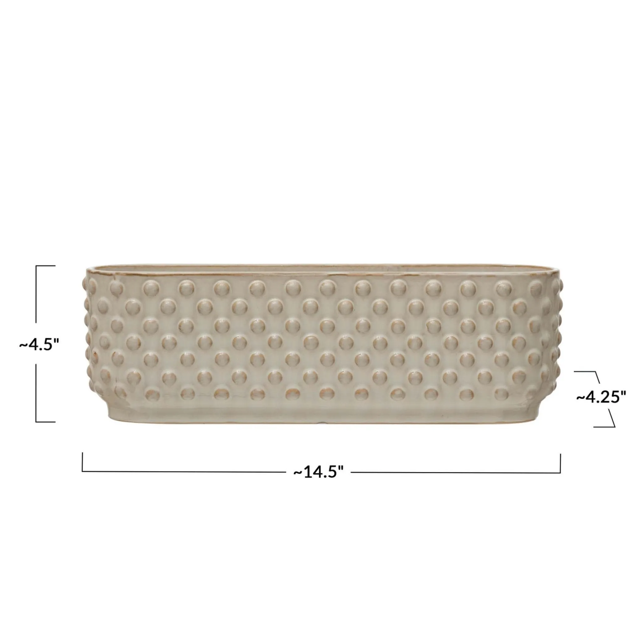 Hobnail 3 Partition Planter
