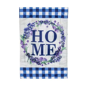 HOME Wreath Garden Strié Flag,14t9627