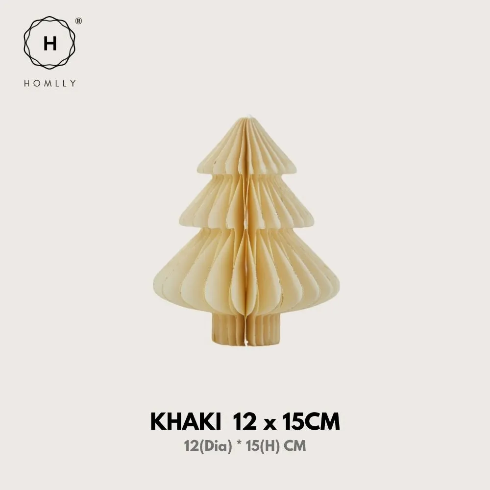 Homlly Paper Christmas Tree Table Hanging Decor Decoration Set