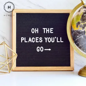 Homlly Retro Felt Letter Board