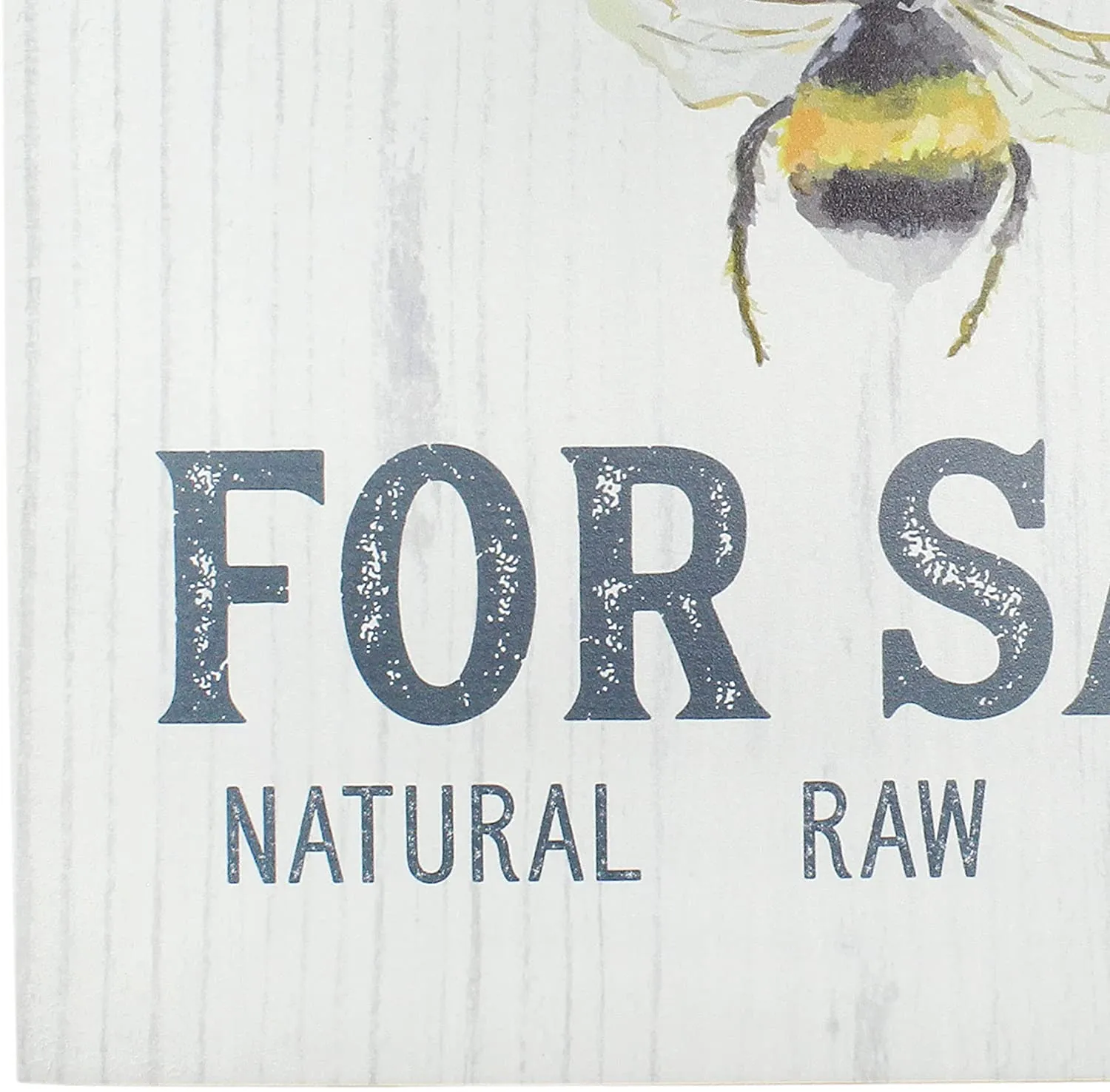 Honey Bee Rustic Sign: Honey for Sale (Case of 10)