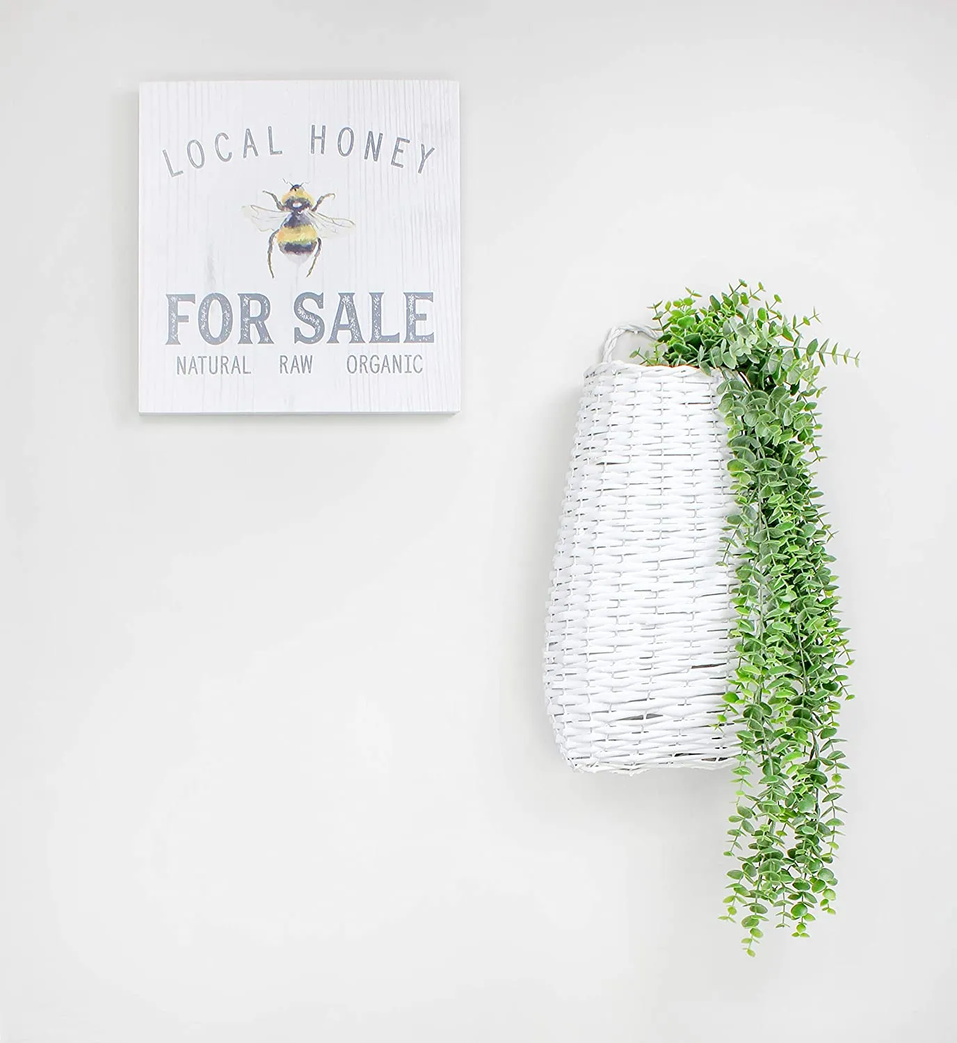 Honey Bee Rustic Sign: Honey for Sale (Case of 10)