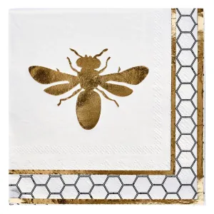 Honeybee Paper Cocktail Napkins
