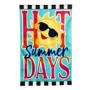 HOT Summer Days Sun House Shimmer Linen Flag,13ml9874