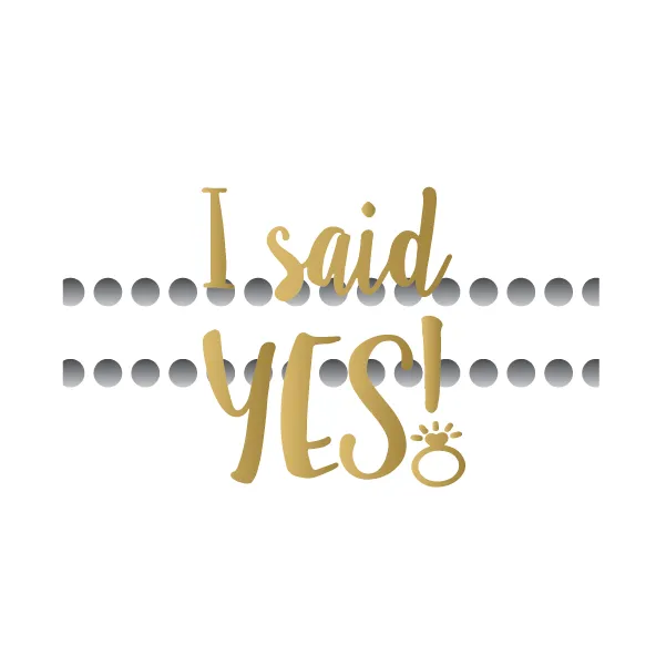 I Said Yes Bracelet