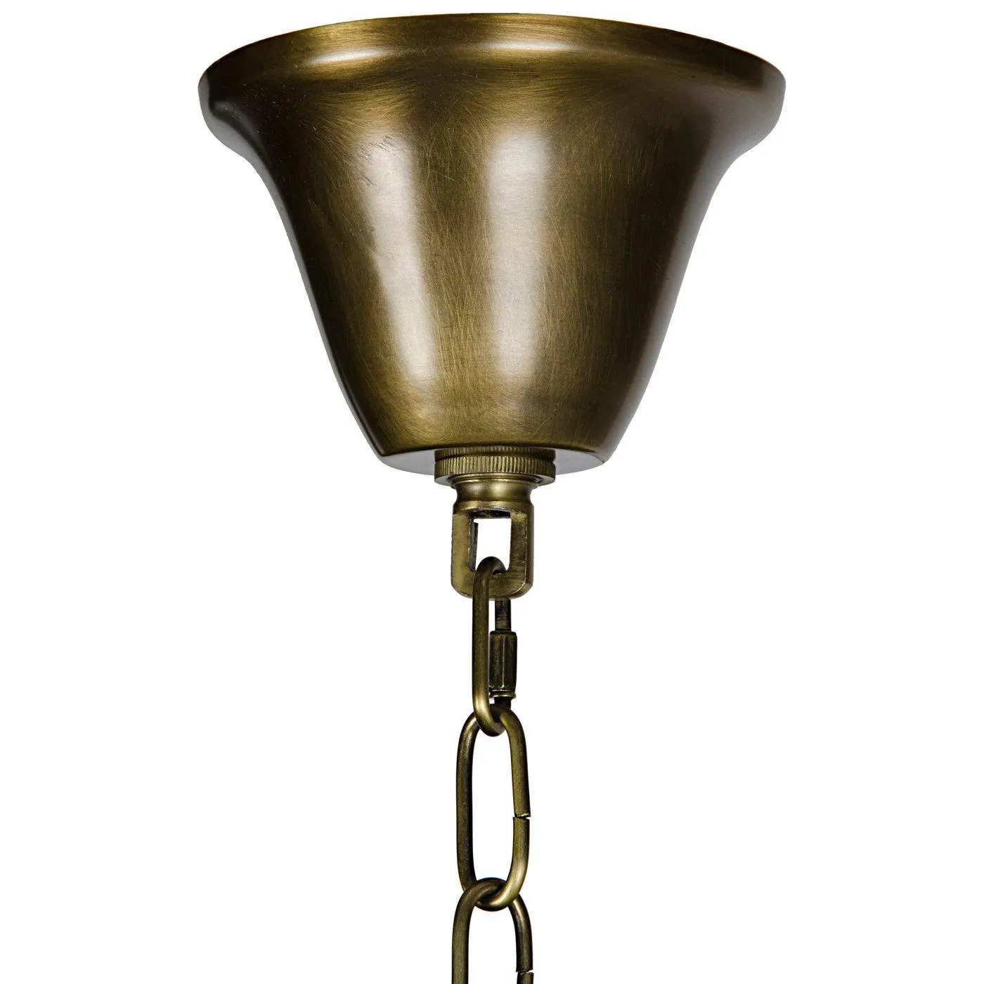 Ikram Chandelier, Metal with Brass Finish