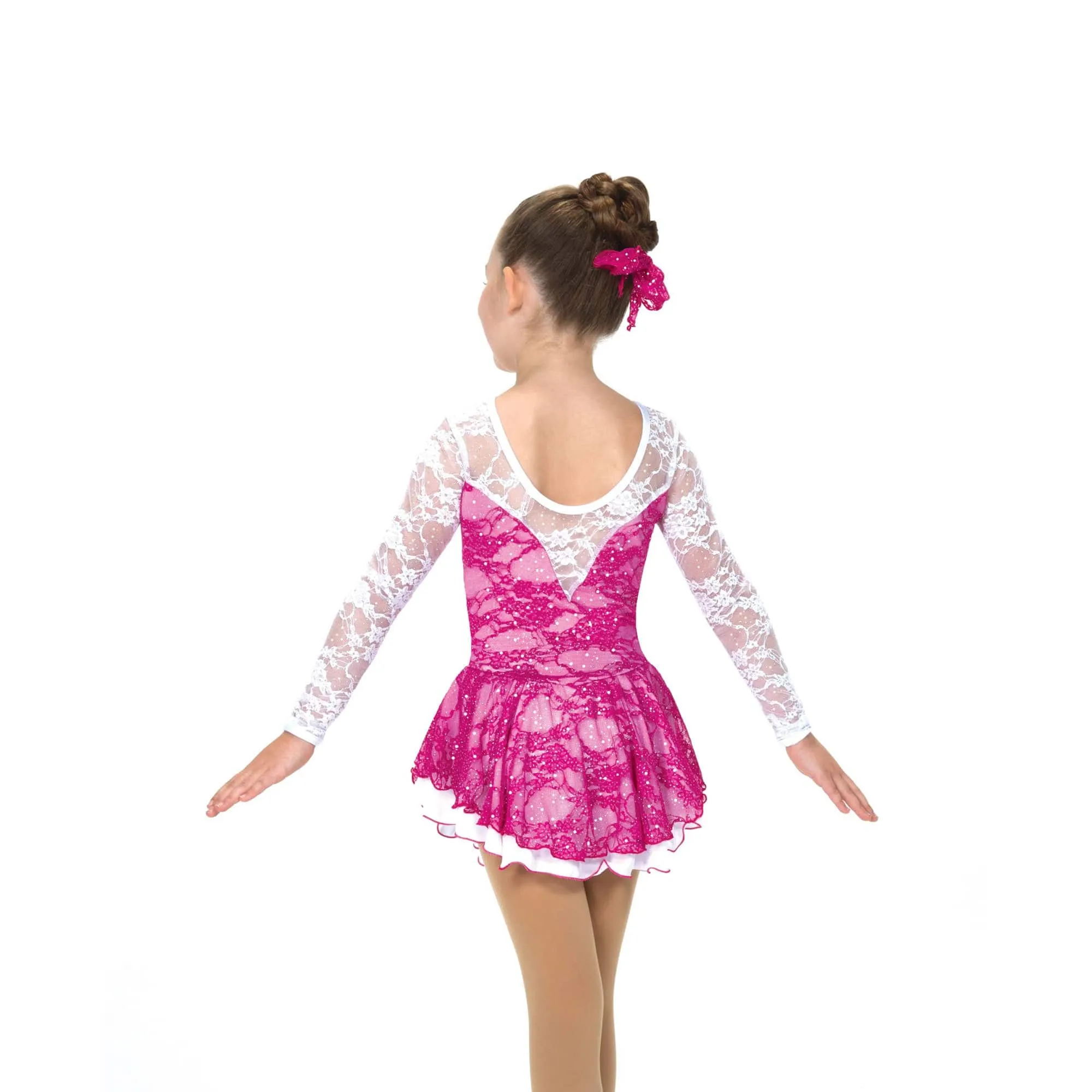 Jerry's 677 Brite & White Figure Skating Dress - Youth