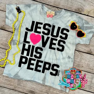 Jesus Loves His Peeps Tee - Youth