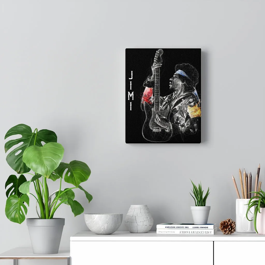 Jim Hendrix on 8 X 10 Canvas Gallery Wrap