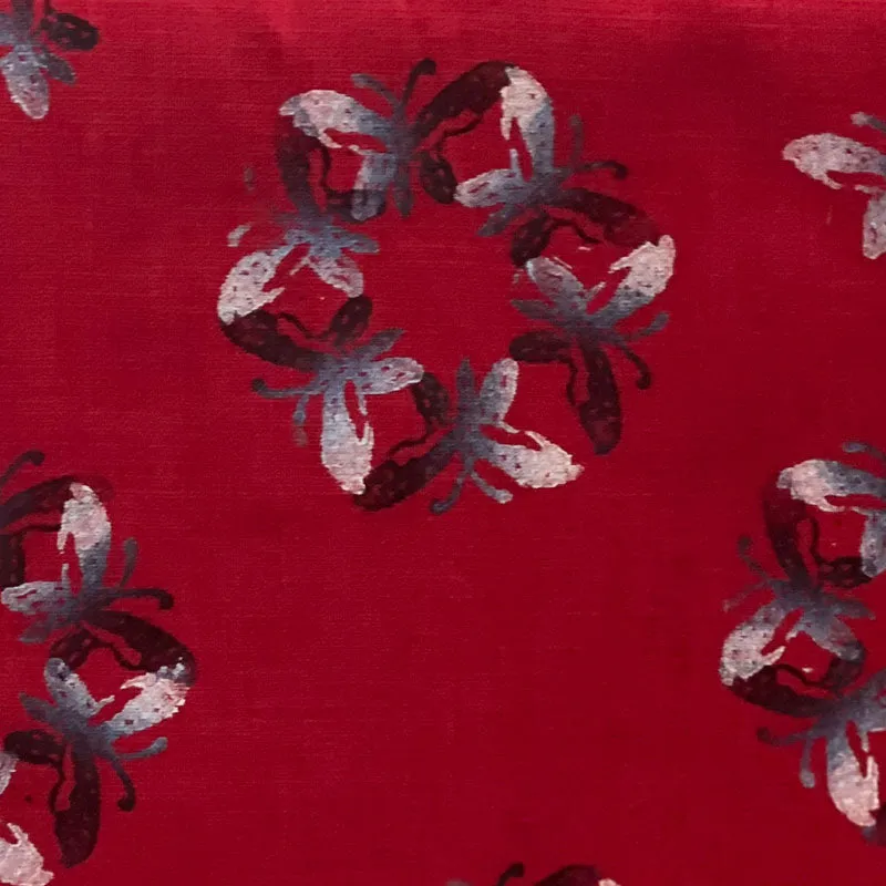 July Tea Towel - Butterfly Fireworks