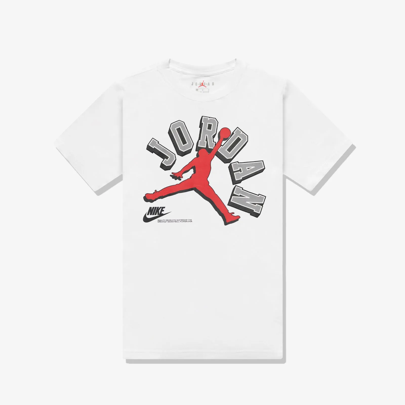 Jumpman Varsity Graphic Youth T-Shirt - White