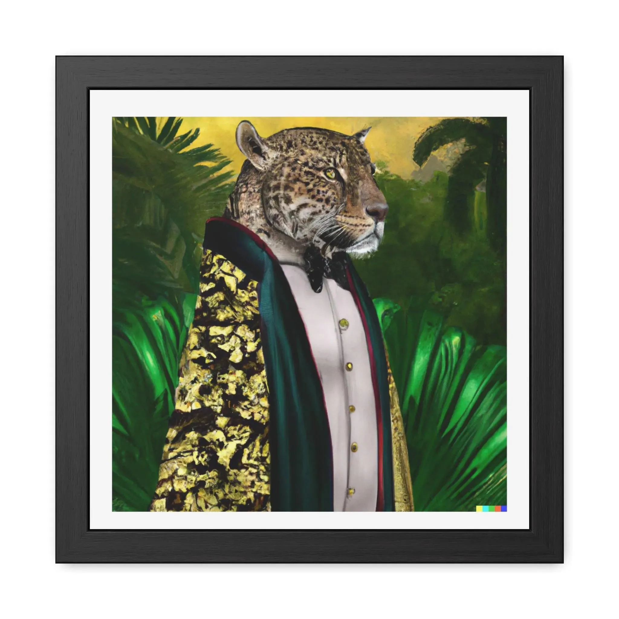 Jungle King Framed Poster Wall Art