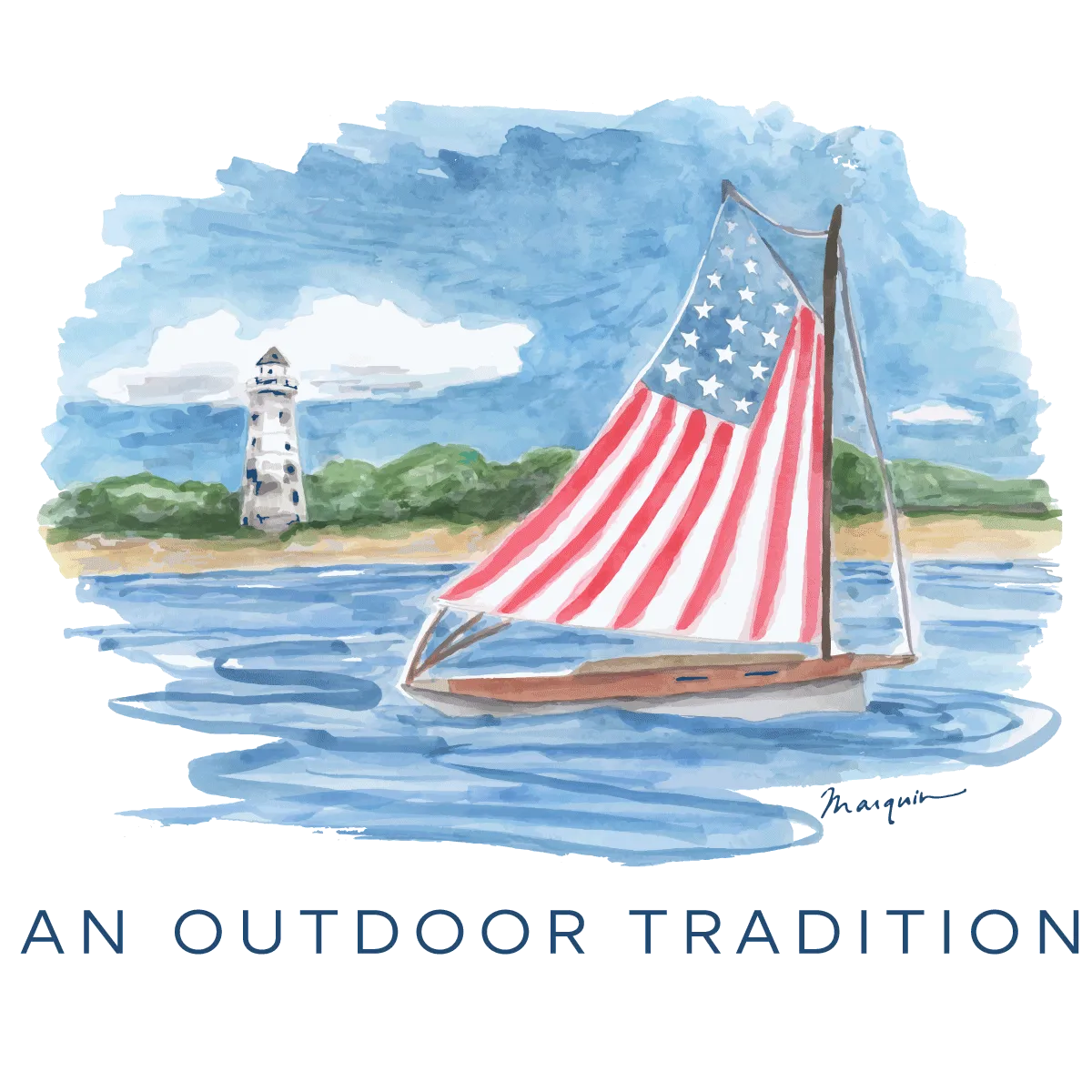 Kids Pro Performance Short Sleeve Fishing T-shirt in Bright White American Flag