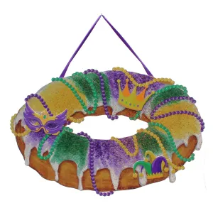 King Cake Glitter Door Decor