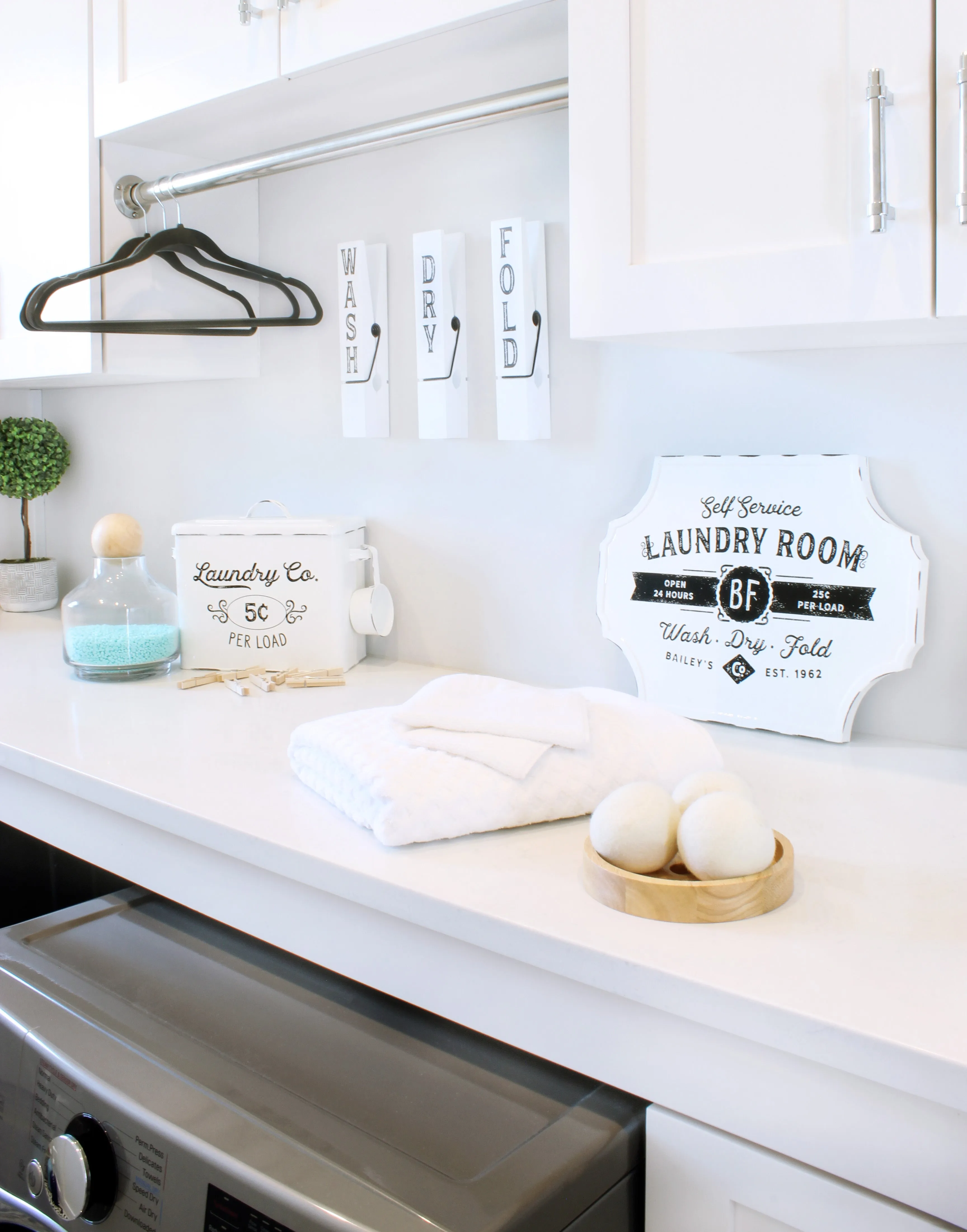 Laundry Room Wall Art (Set of 3)