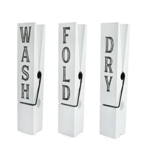 Laundry Room Wall Art (Set of 3)