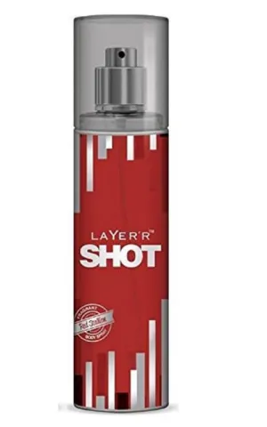 Layerr Shot Red Stallion Perfume Body Spray 135ML for Men