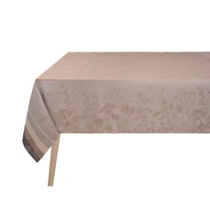 Le Jacquard Francais - Instant Bucolique - Beige - Tablecloth - 69" x 126"