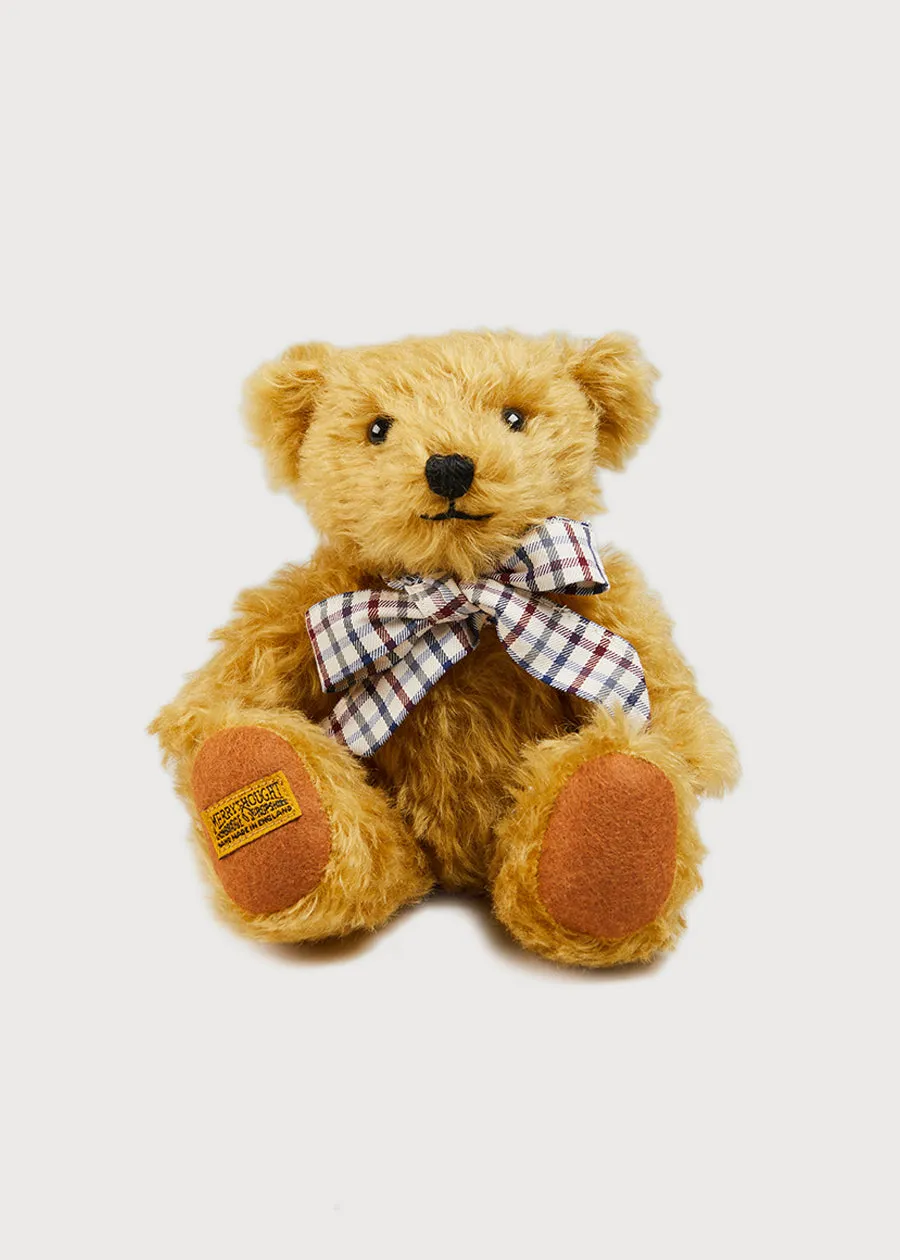 Limited-Edition Merrythought & Pepa Teddy Bear with Check Bow