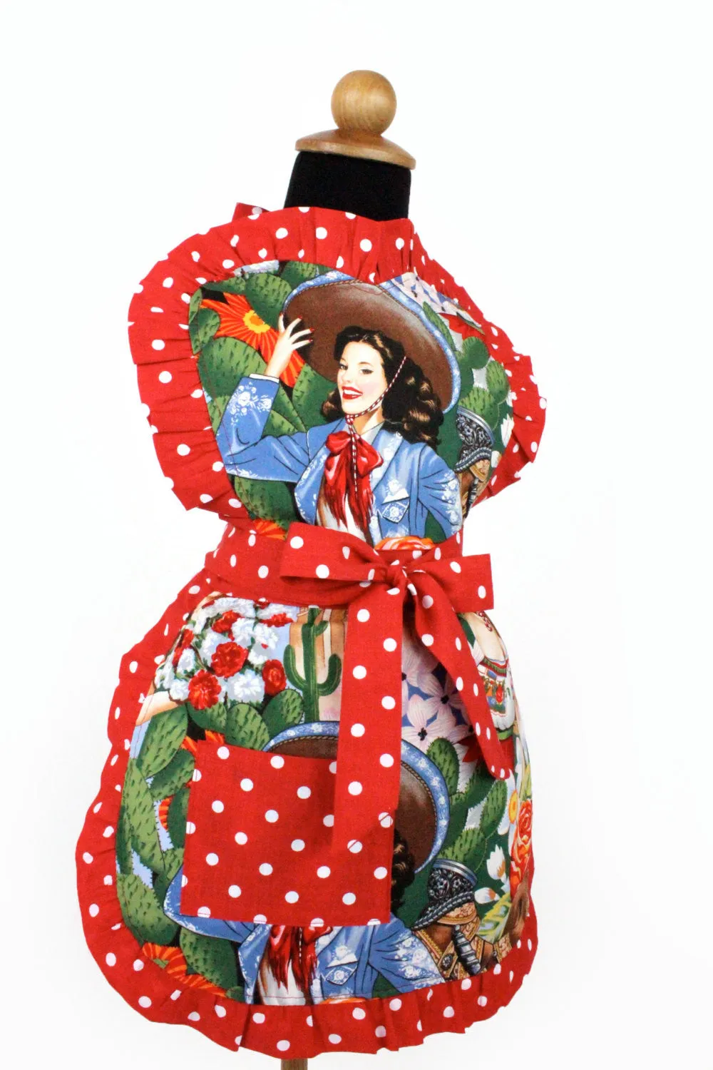 Little Girls Colorful Senoritas Apron #A-G145
