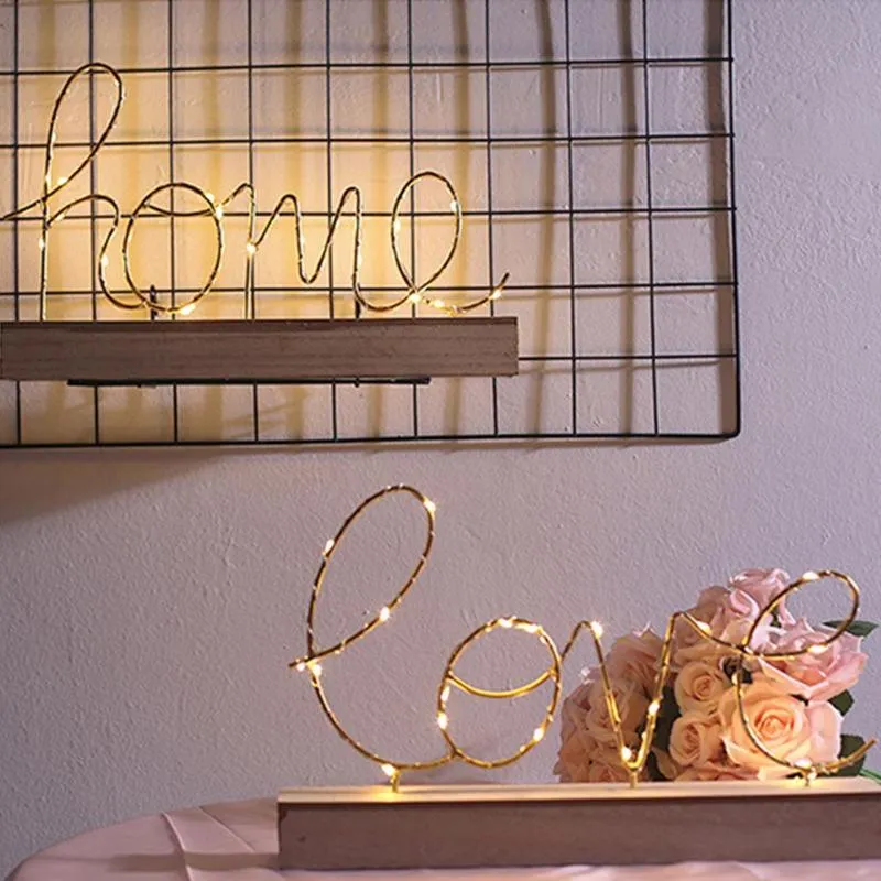 LOVE & HOME Display Letters Light Decoration Table Lamp