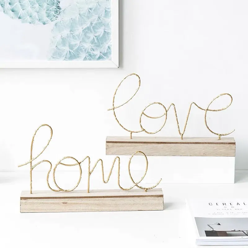 LOVE & HOME Display Letters Light Decoration Table Lamp