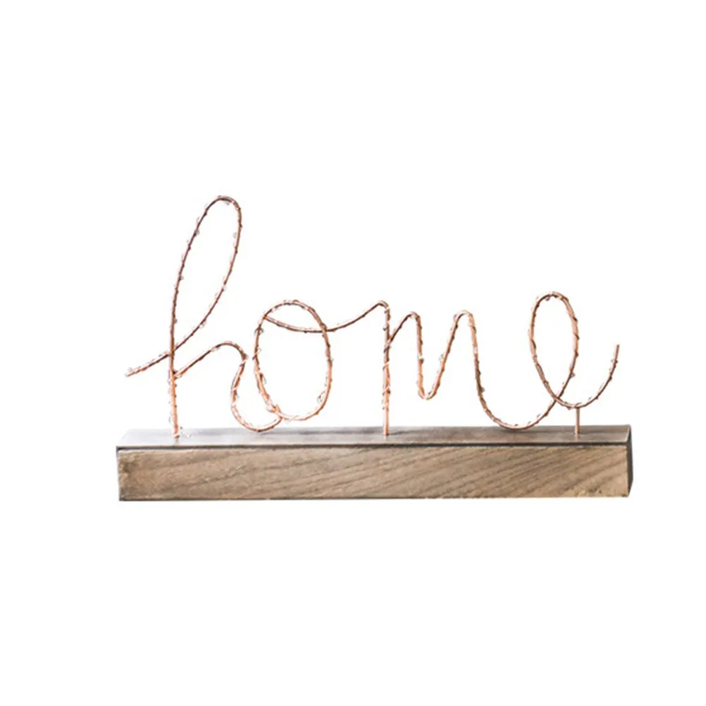 LOVE & HOME Display Letters Light Decoration Table Lamp