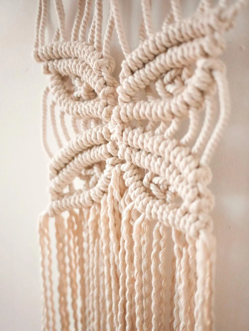 Macramé wall hanging, "Papilio"