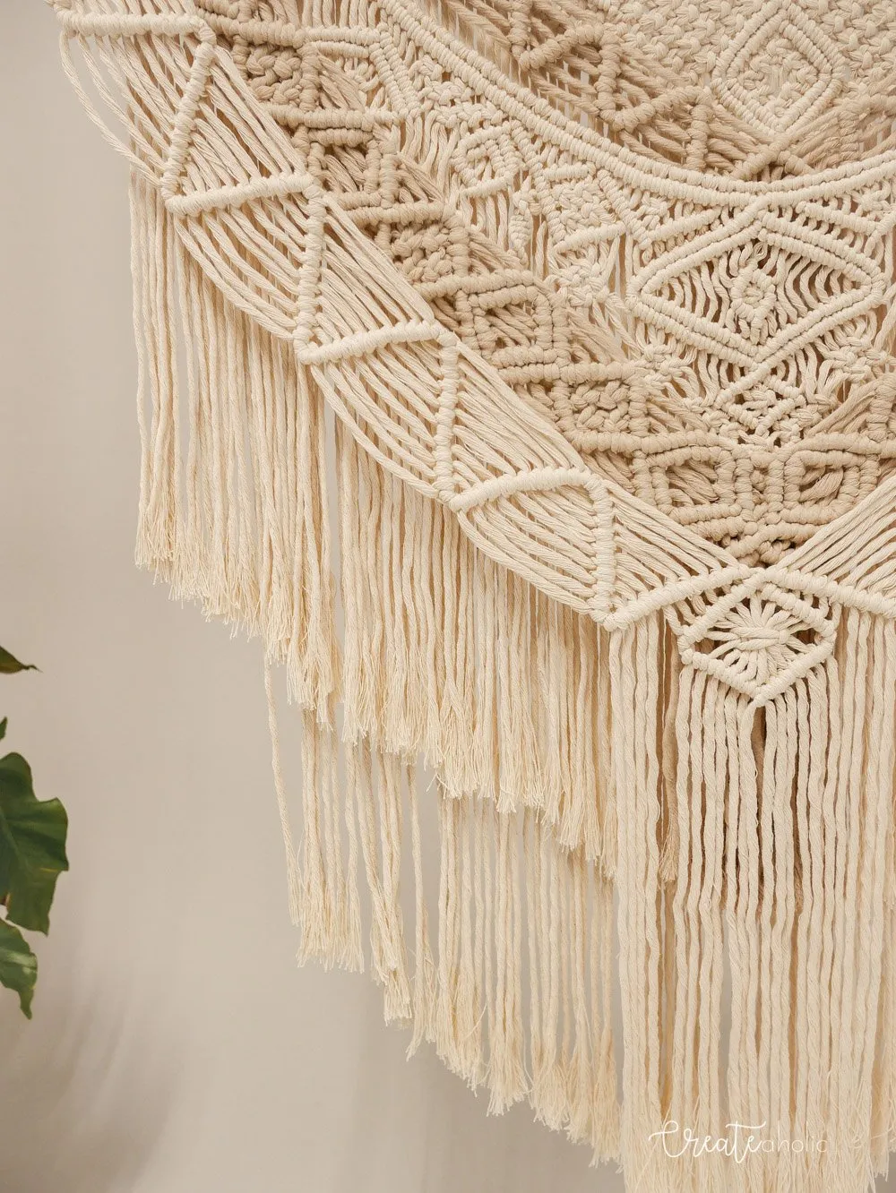 Macramé wallhanging, "Desert Dunes"