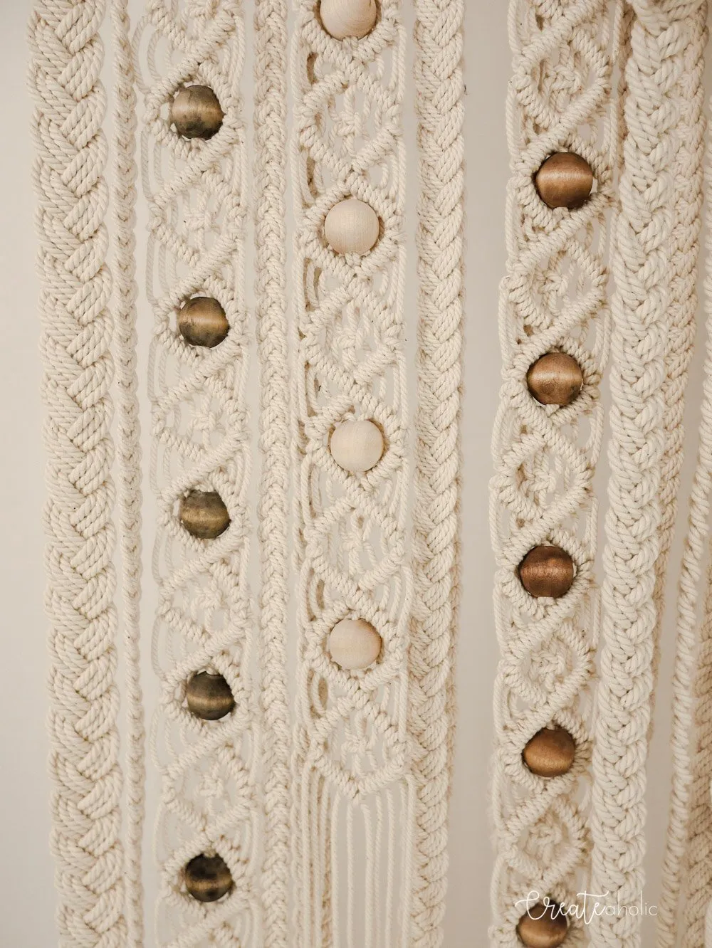 Macramé wallhanging, "Earthling"