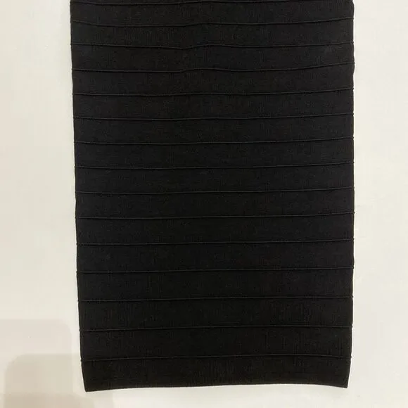 Marciano Shiloh Bandage Midi Skirt Black Size XXS Zip Up Back