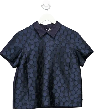 Max Mara Navy Weekend Top Size UK 10