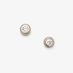 Meadow Diamond Studs in 18K Alpine Gold