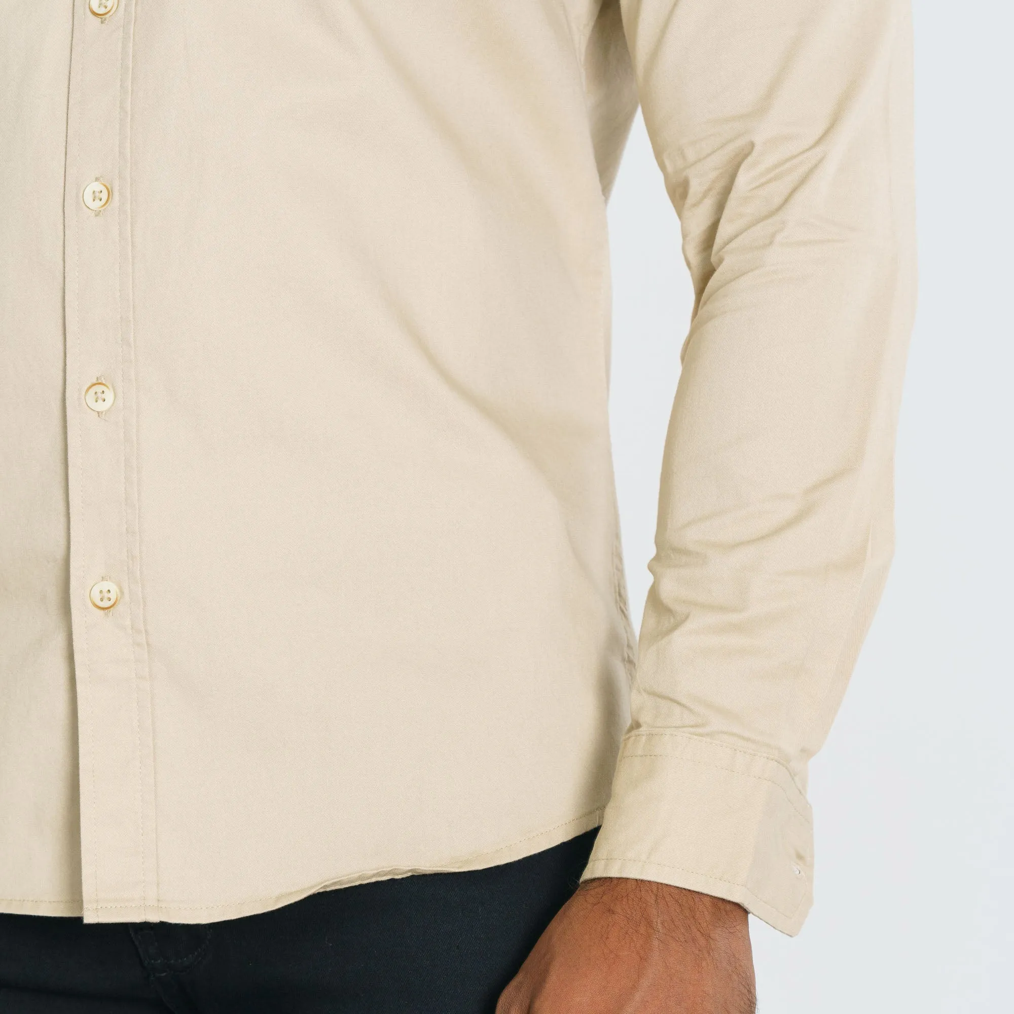 Mens Beige Shirt