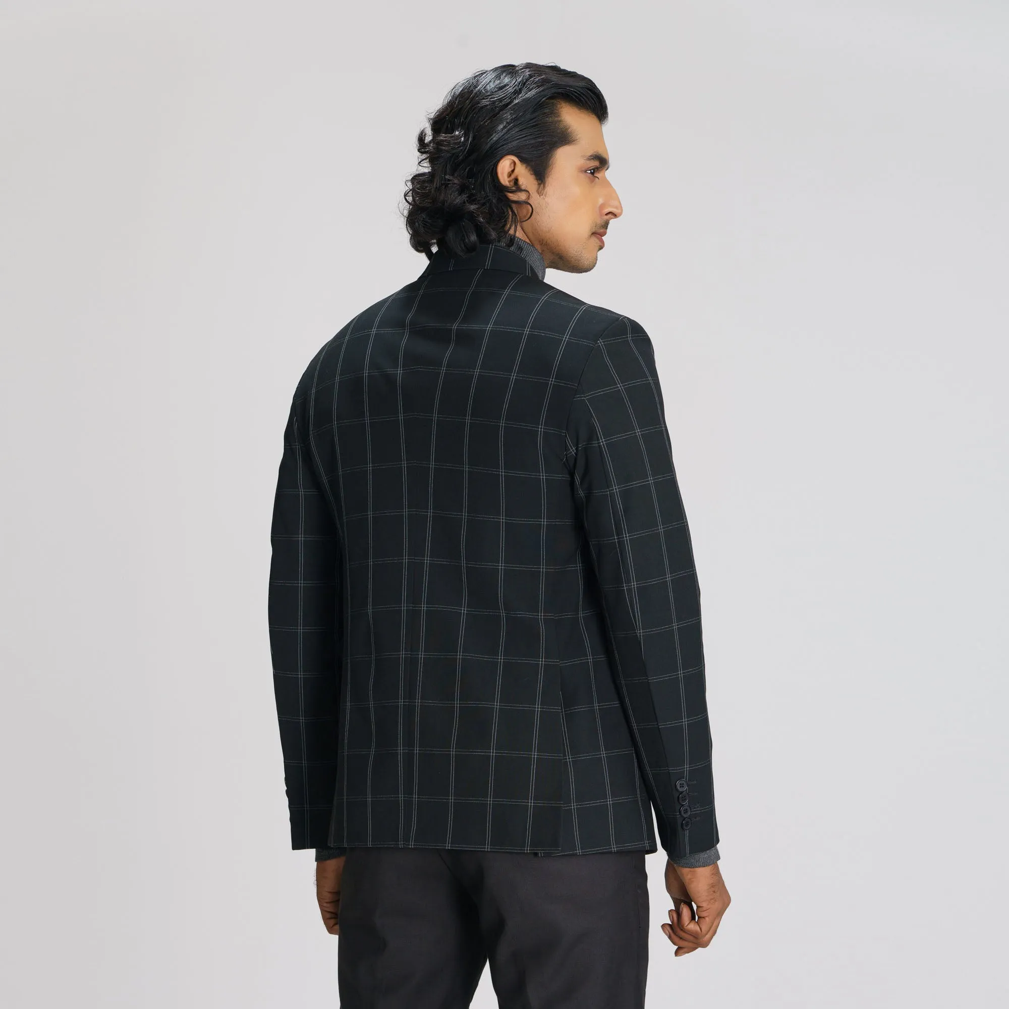 Mens Black Slim Fit Blazer