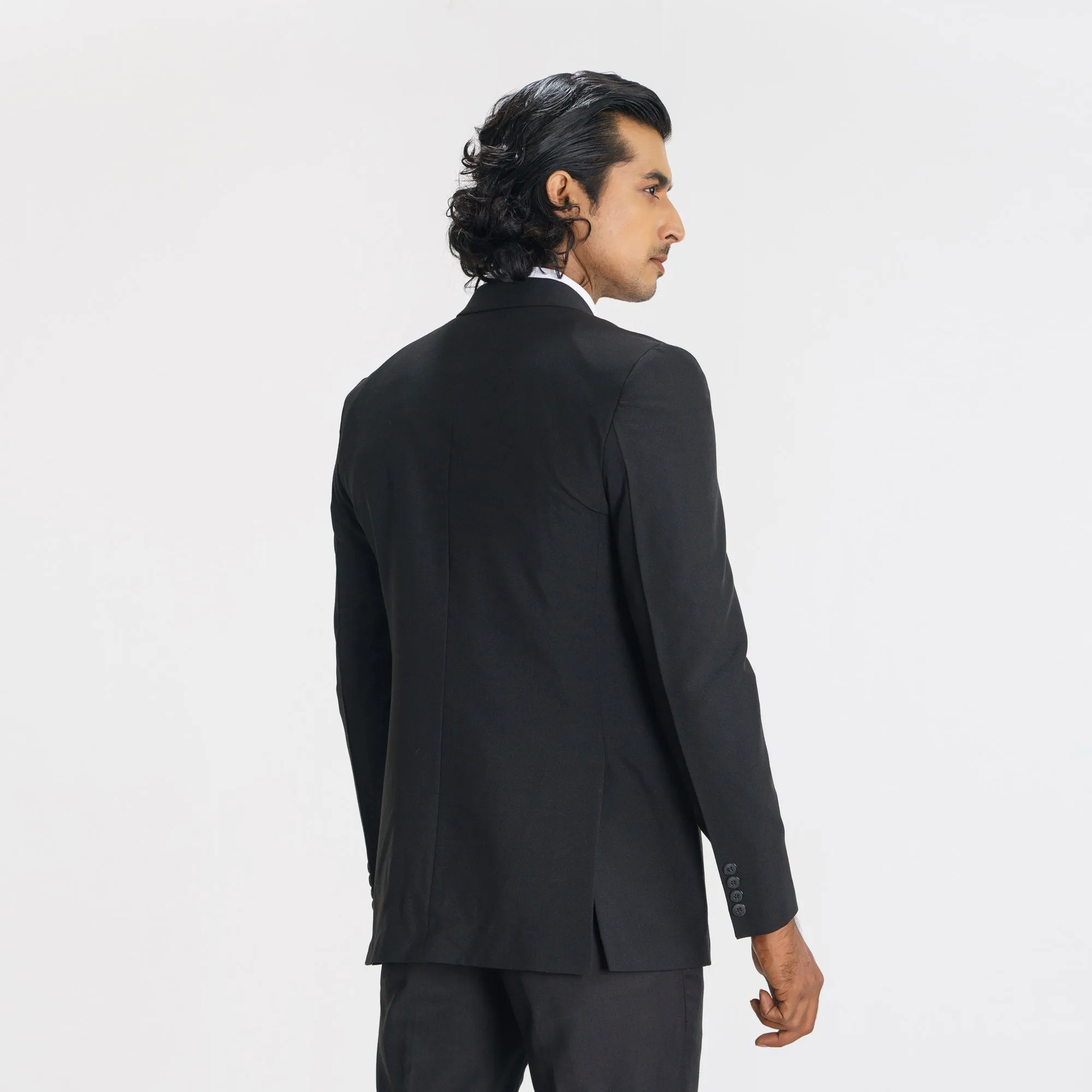 Mens Black Slim Fit Blazer