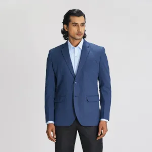 Mens Blue Slim Fit Blazer