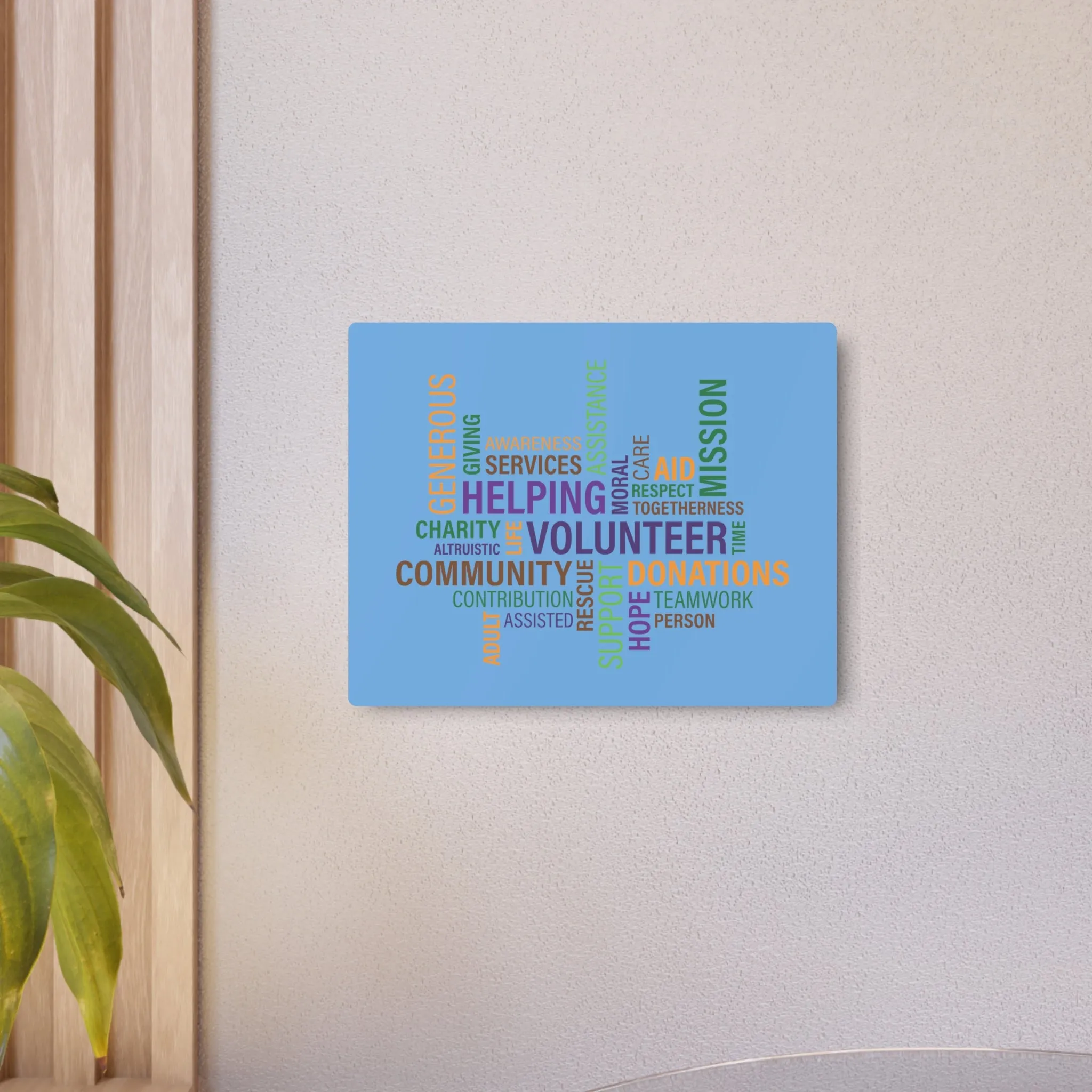 Metal Art Sign - Fundraiser Options
