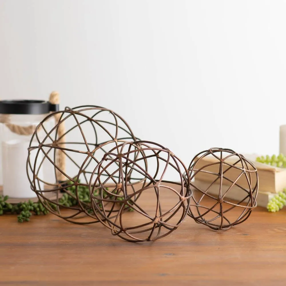 Metal Decorative Orbs (3 sizes)